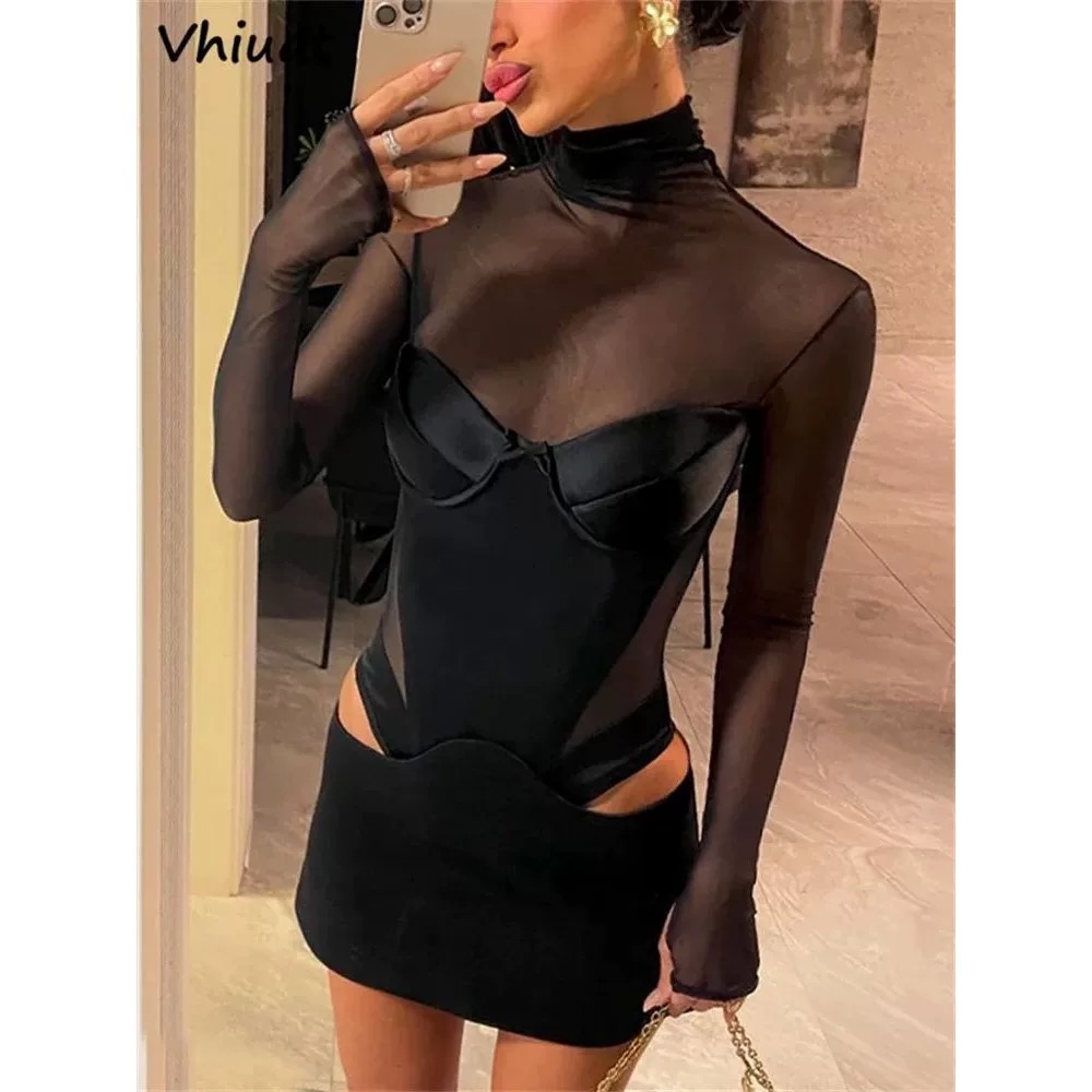 Pulling up leather dress CBC1178 image