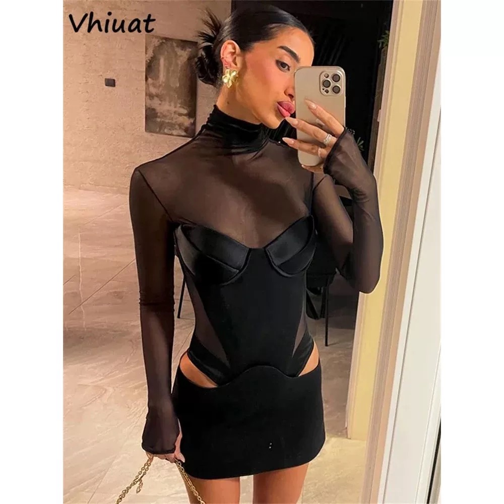 Pulling up leather dress CBC1178 image