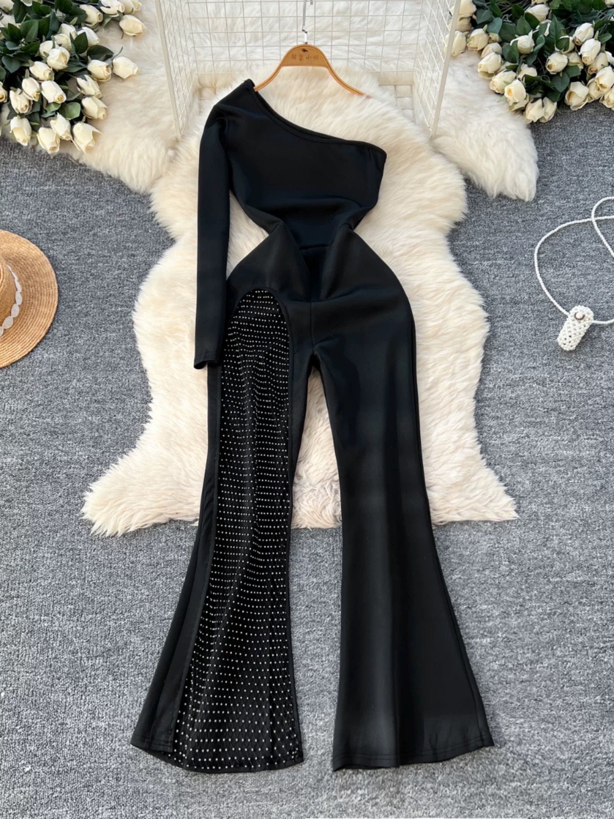 Catch me chilling jumpsuit FJ140 image