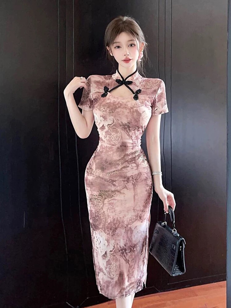Message received qipao dress Q217