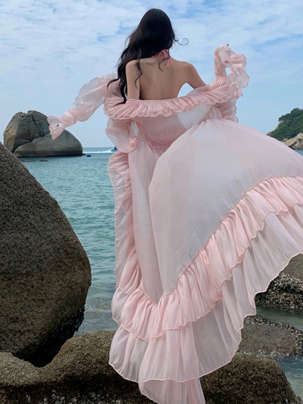 Beach party robe dress CD1296 image