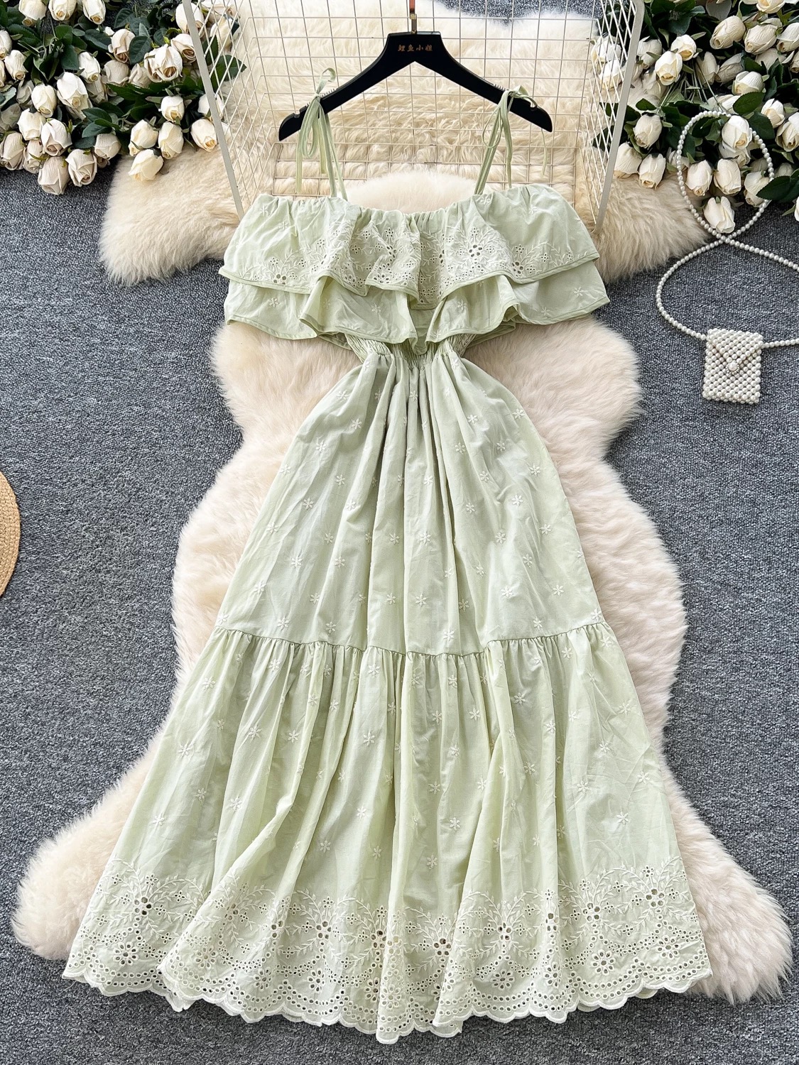 Body is an art lace dress CD698 image