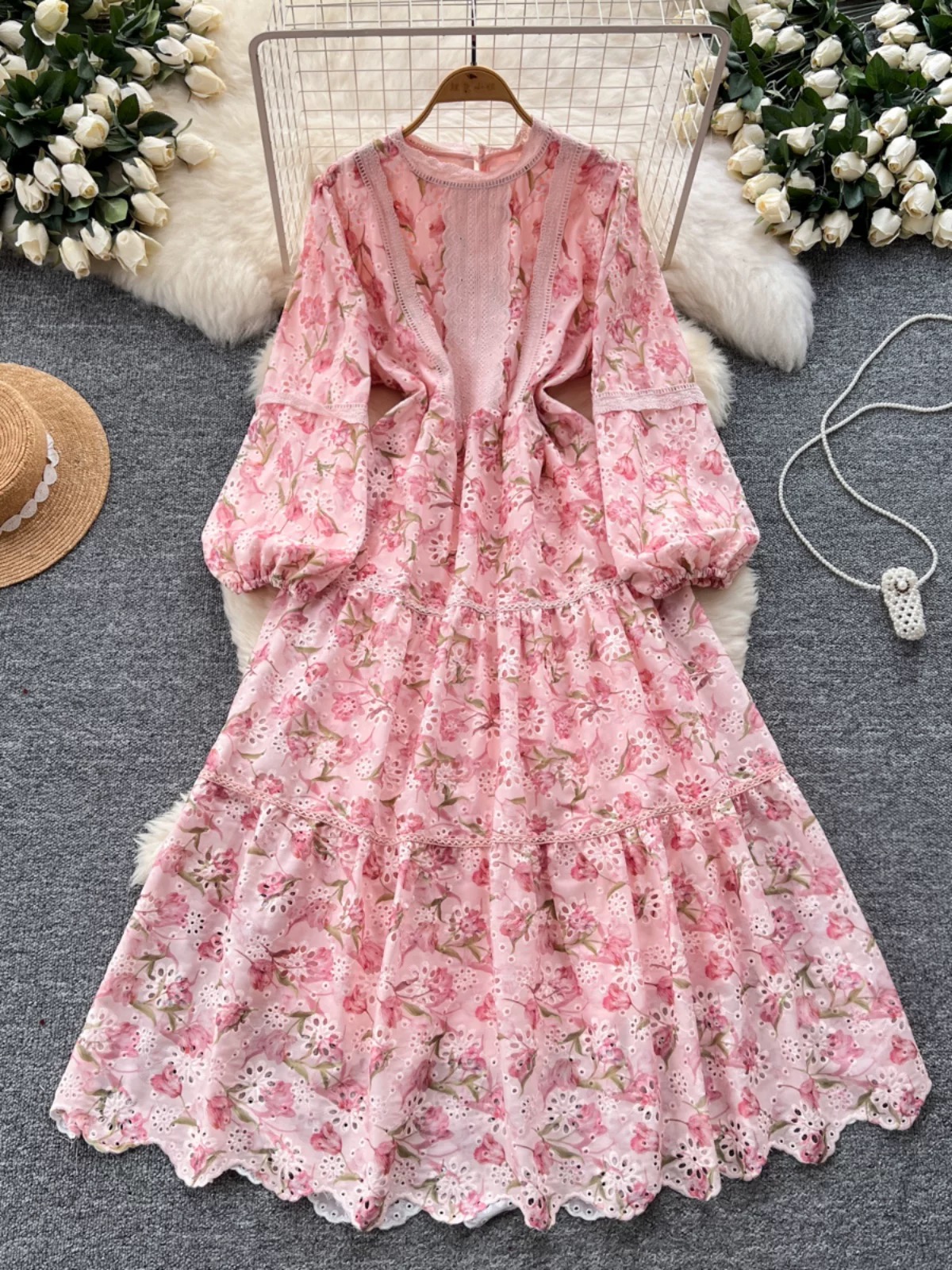 Soft loving lace dress CD1029 image