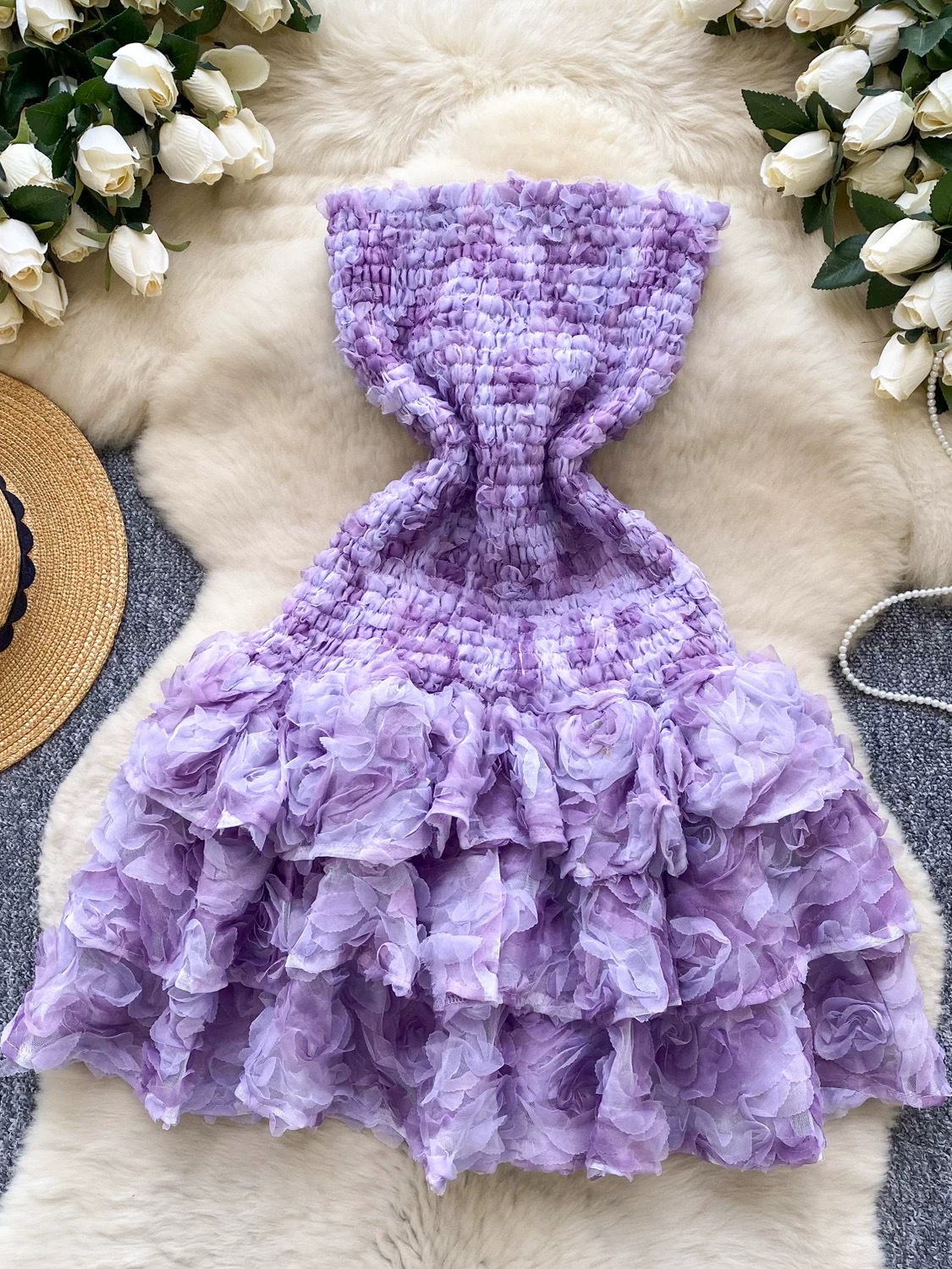 Bad intentions floral dress CD681 image