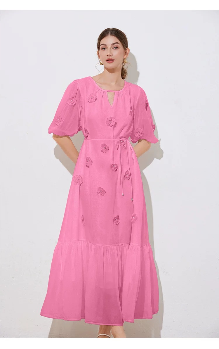 Shopping in Milan floral dress FD553 image