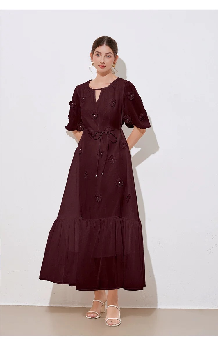 Shopping in Milan floral dress FD553 image