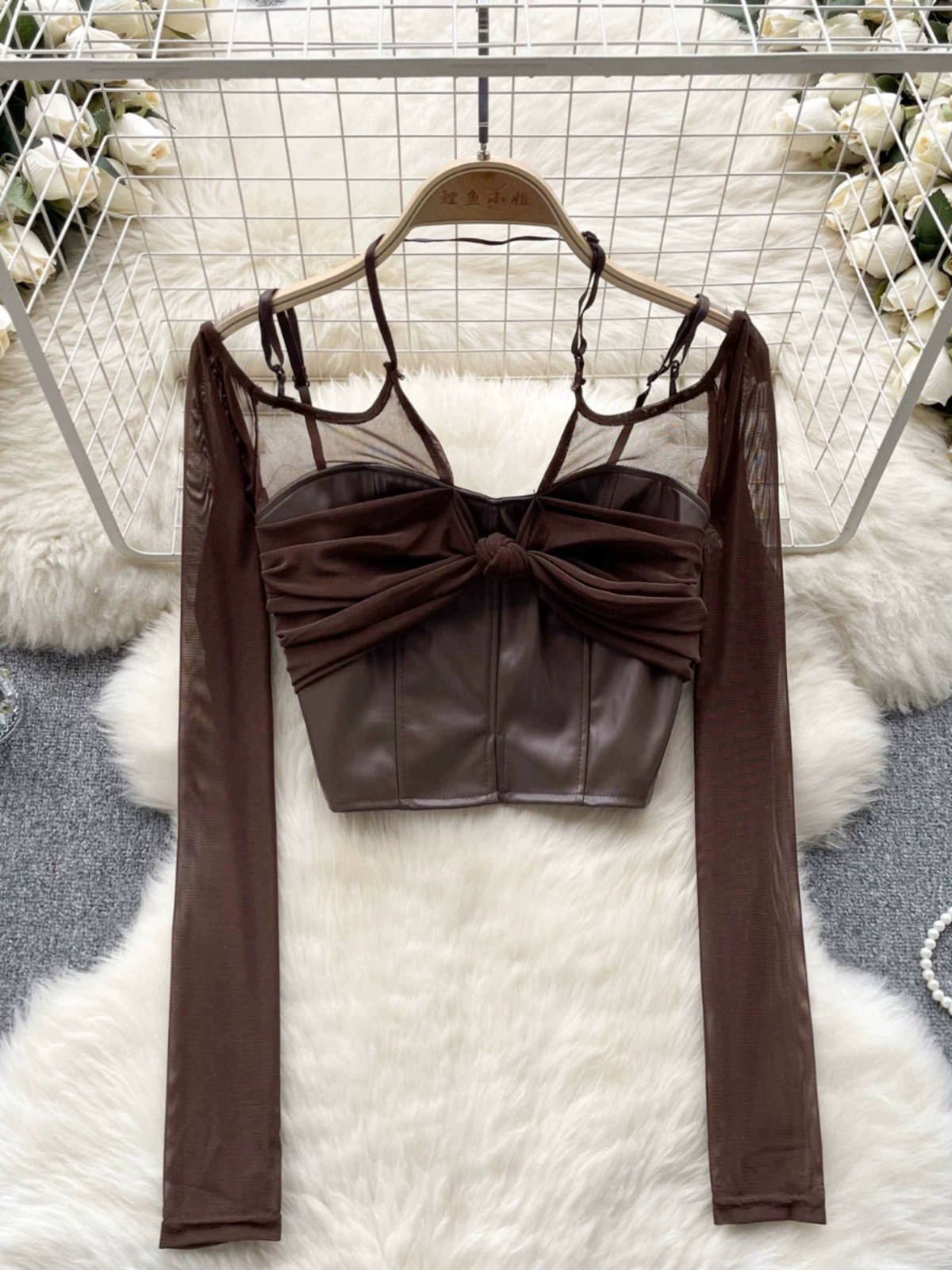 Out on a date leather top CTO131 image