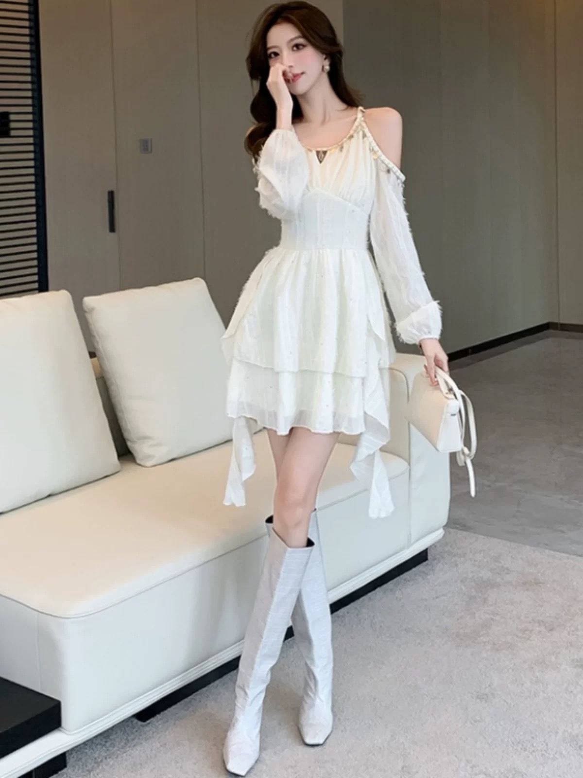 French design dress CD1354 image