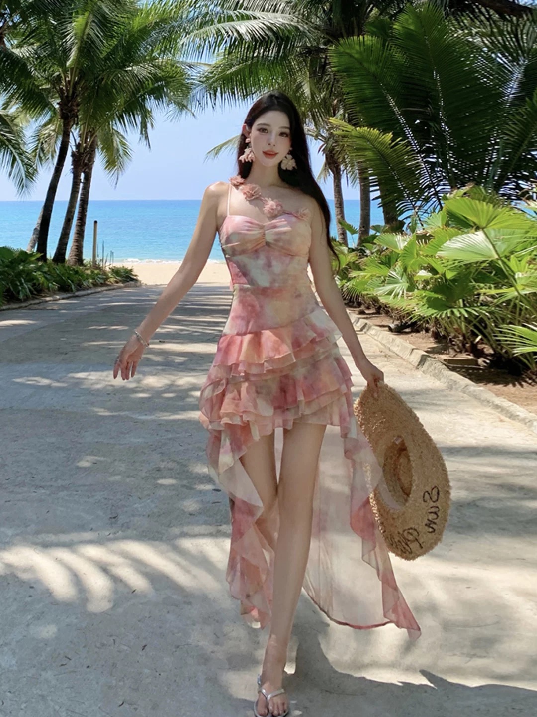 Subtle babe fluffy dress CD683 image