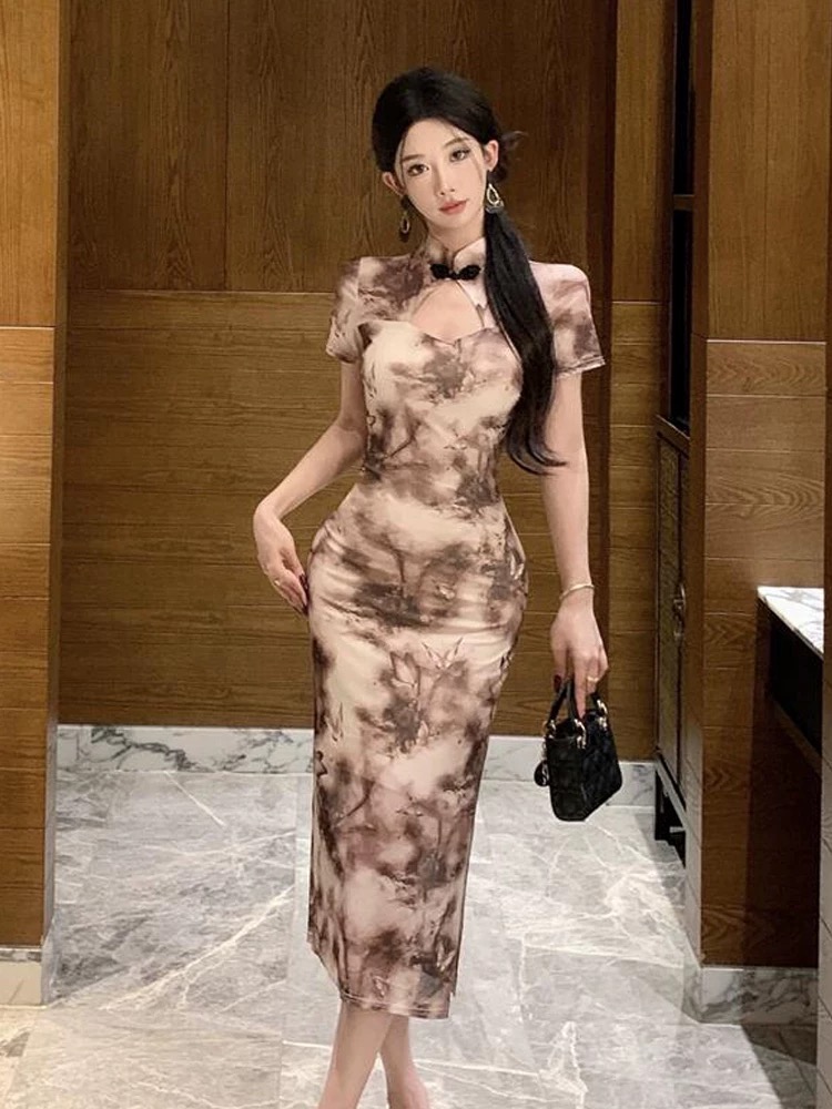Taking names qipao dress Q209 image