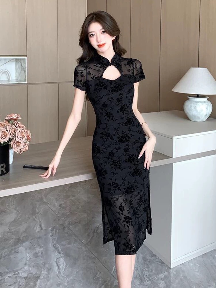 Tall dare qipao dress Q200