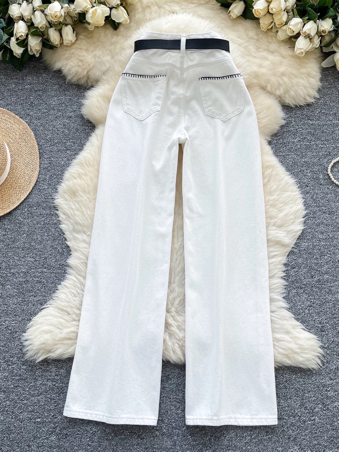 Ride or die jeans & belt JN171 image