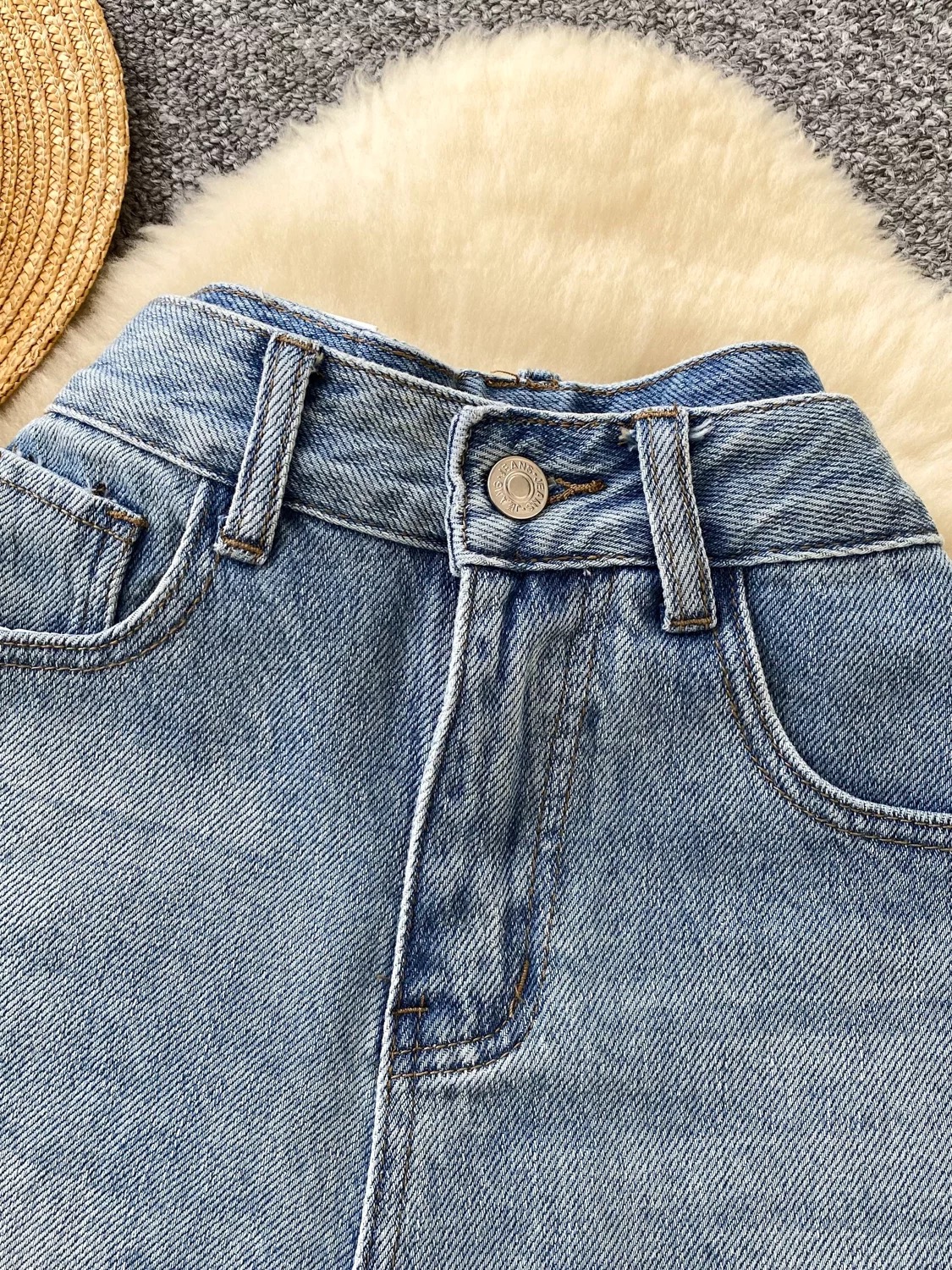 Denim slay shorts DS111 image