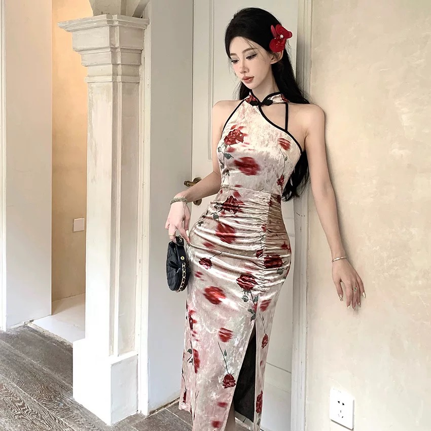 Sparkle away qipao dress Q234 image