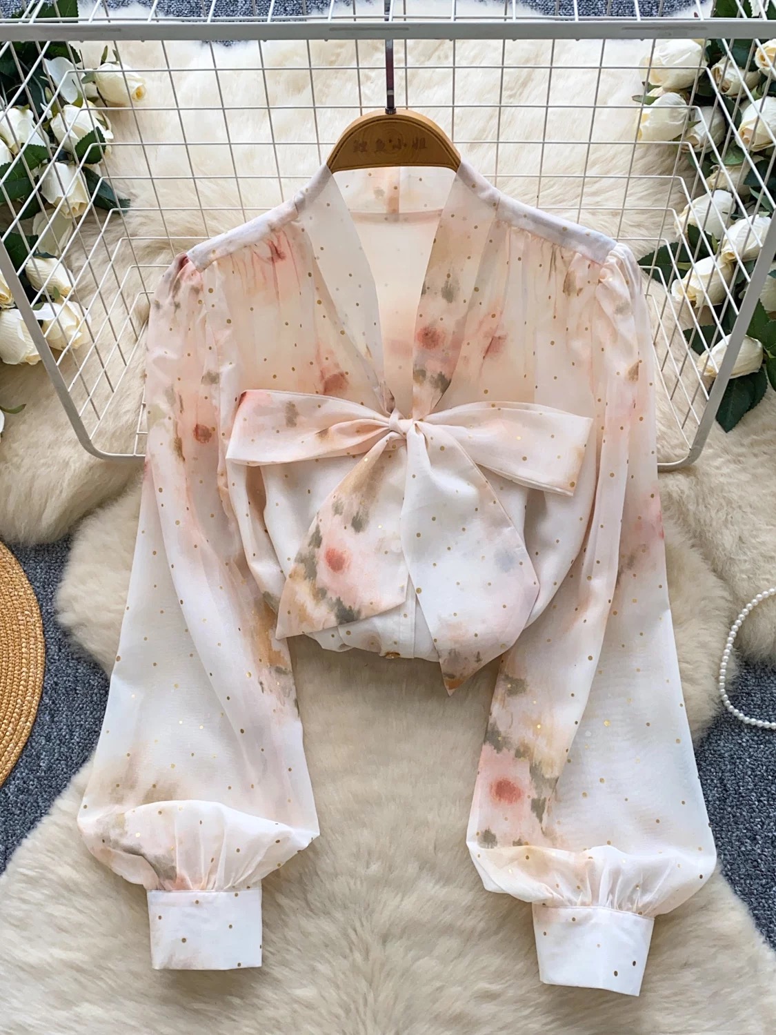 Work crush blouse BE470