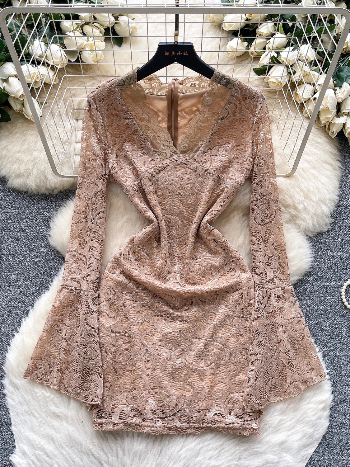 Here for the thrill lace dress CBC1407