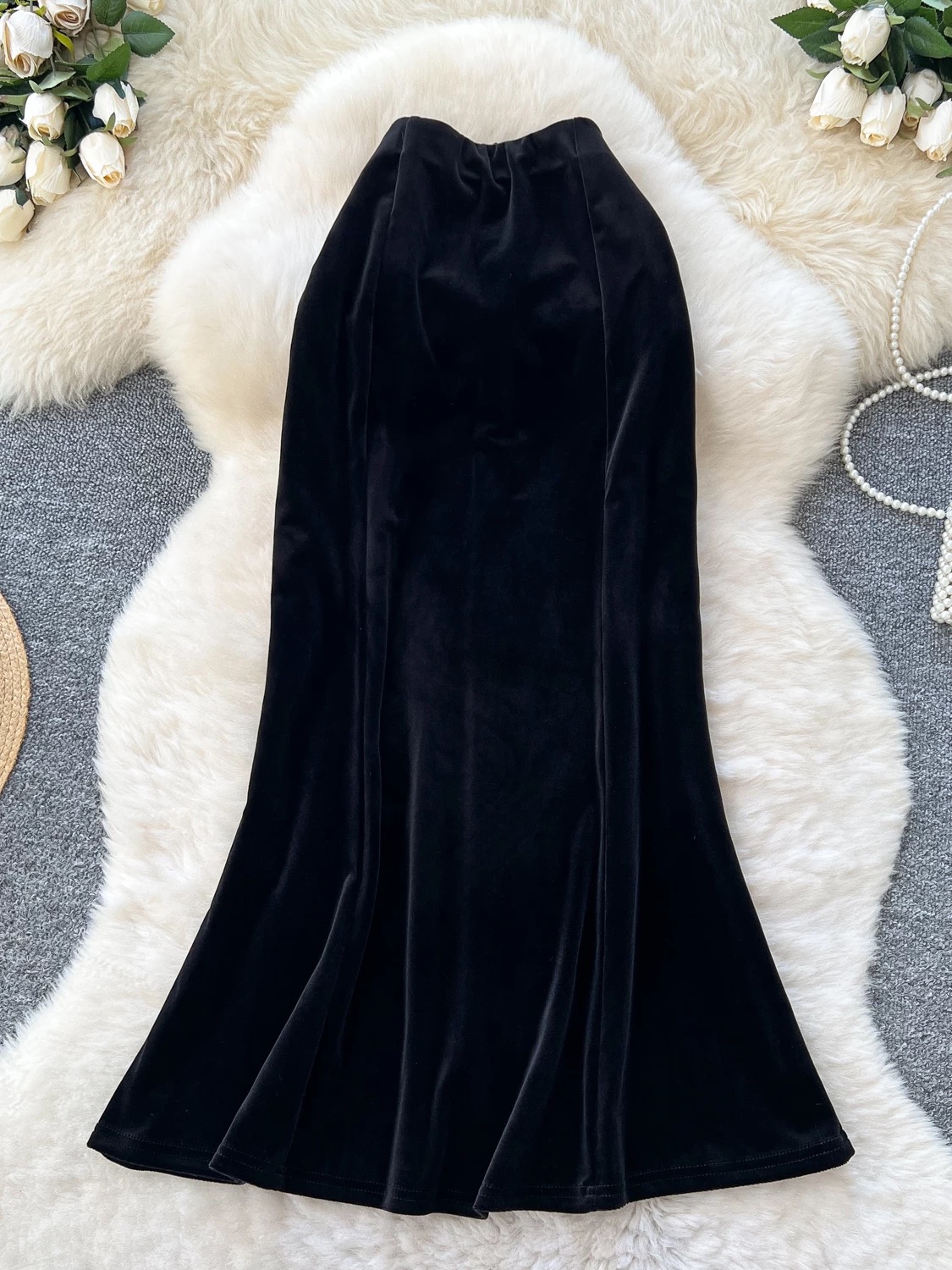 Event play velvet skirt FS116 image