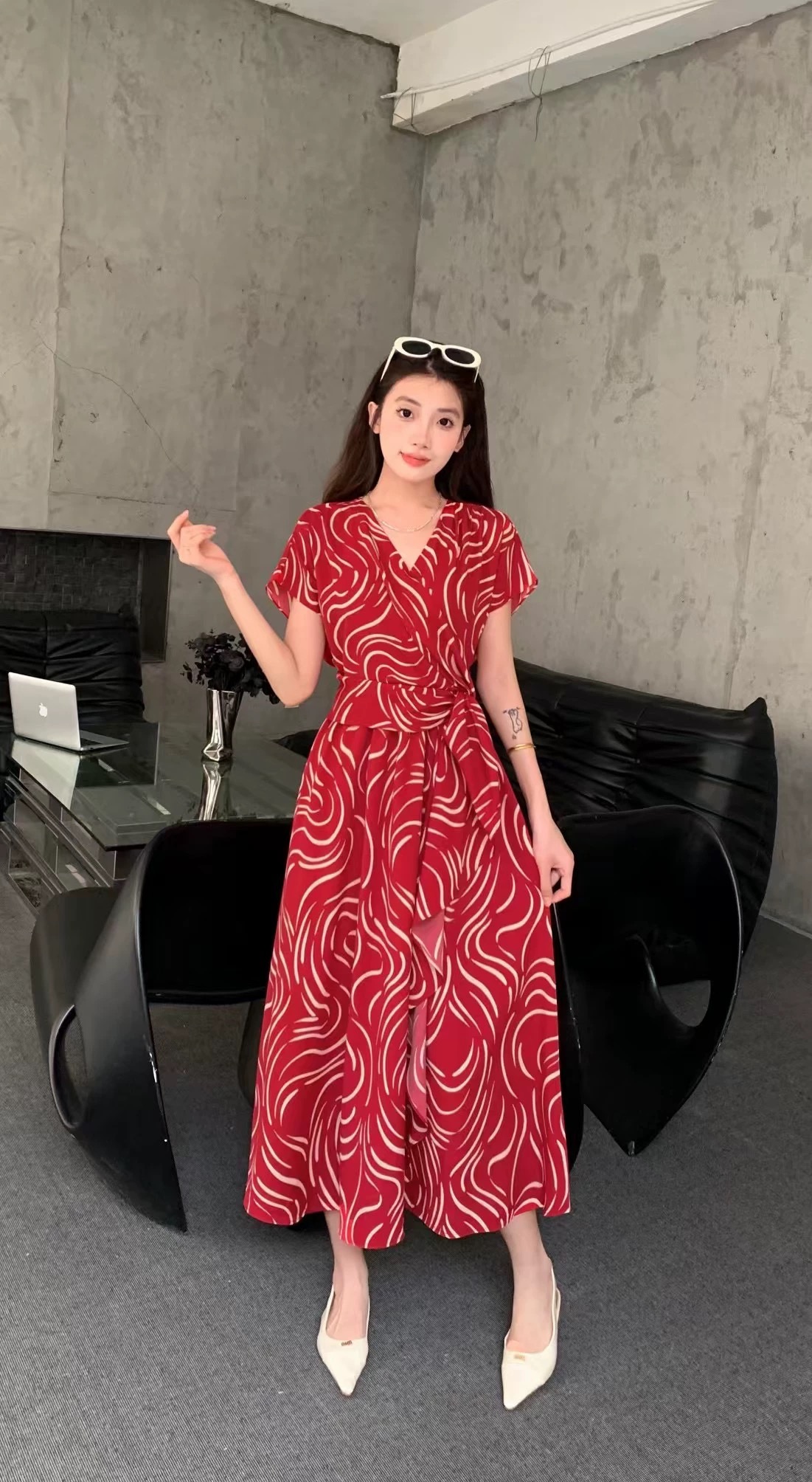 Follow the petals dress CD1332 image