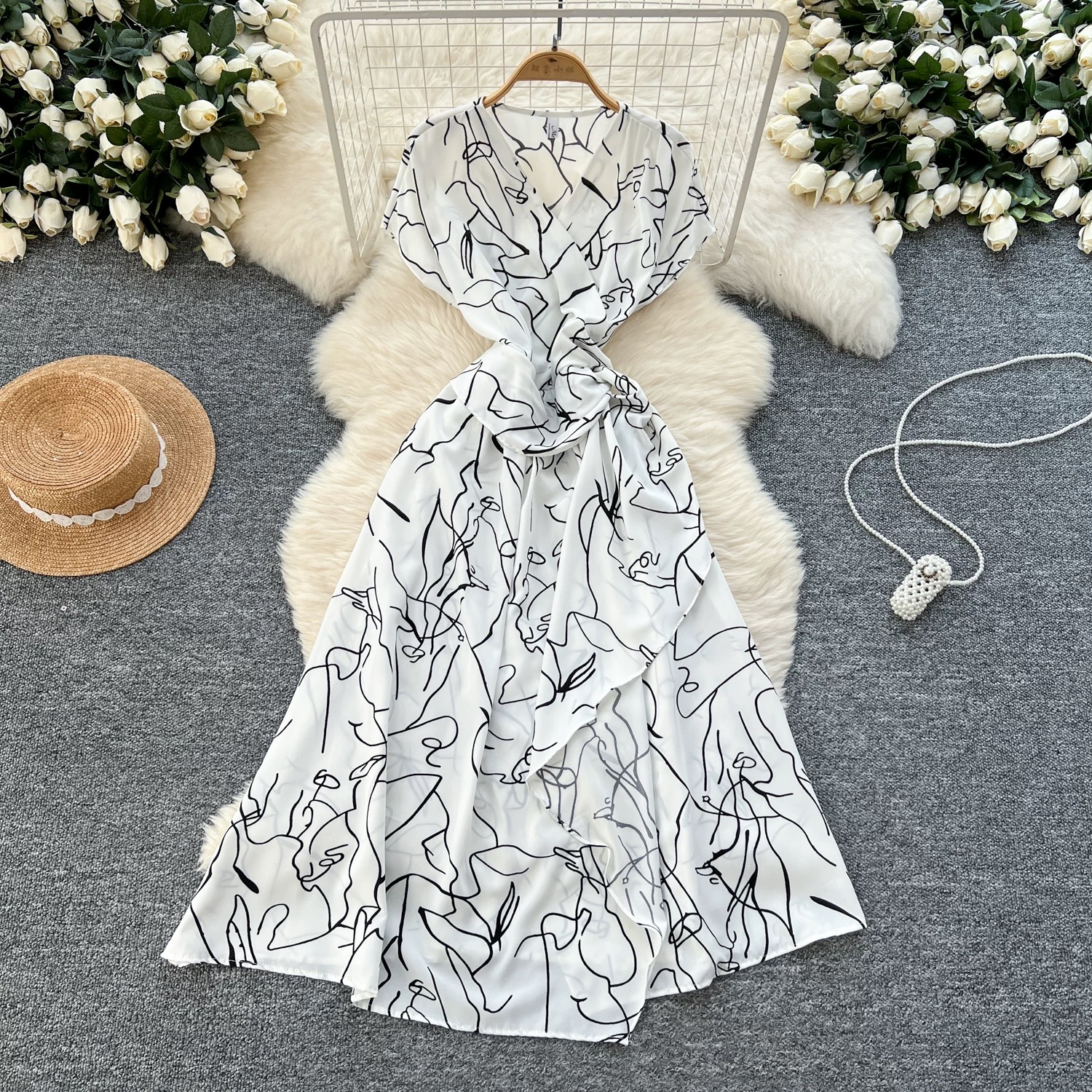 Follow the petals dress CD1332 image