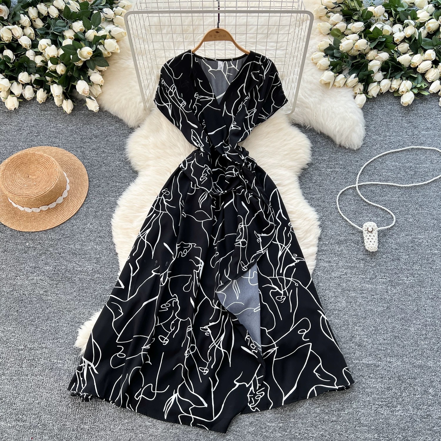 Follow the petals dress CD1332 image