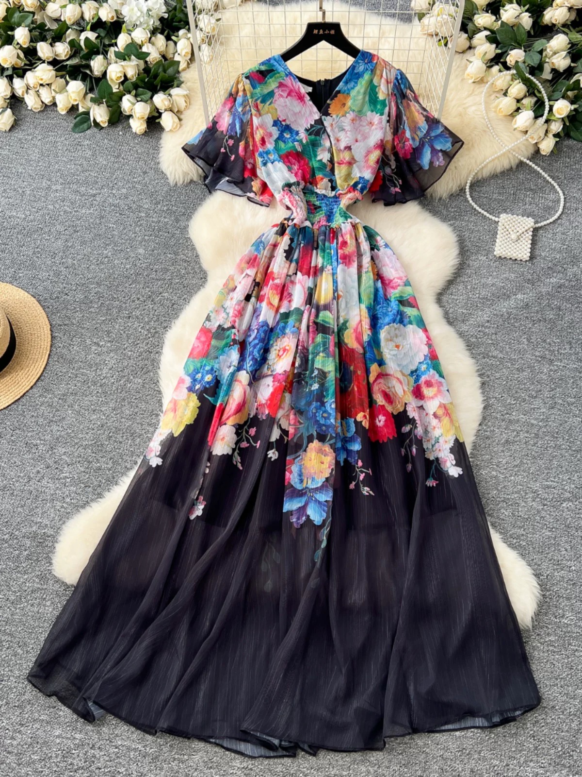 Mysterious vibes dress ED447 image