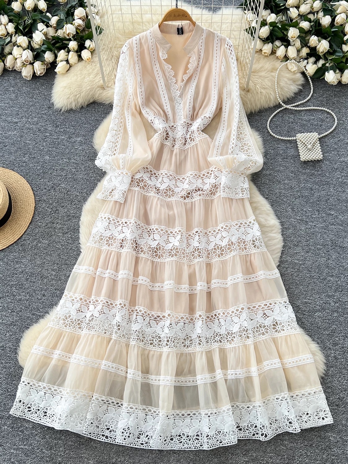 Slay row lace dress FD1511 images