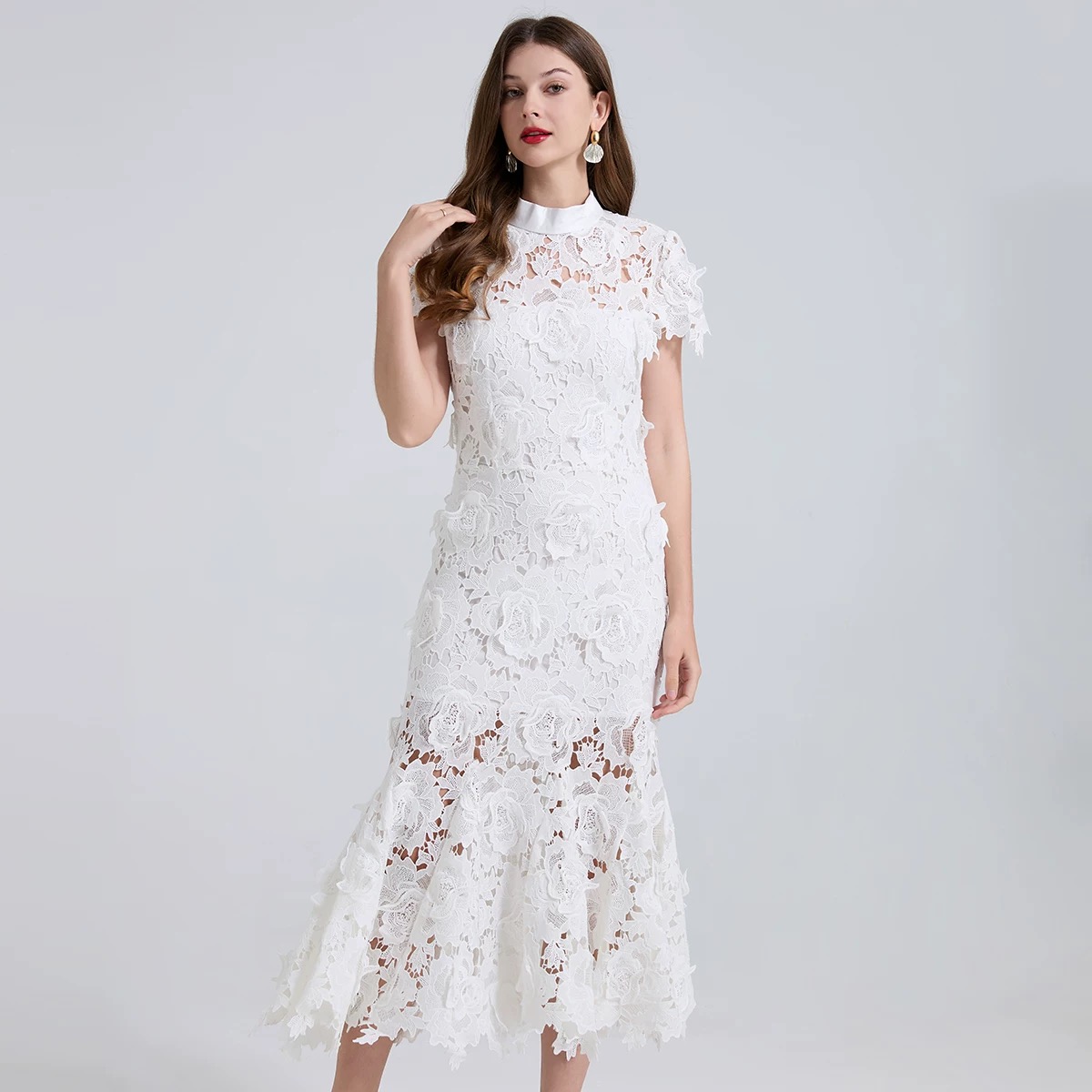 Time away lace dress FD421 image
