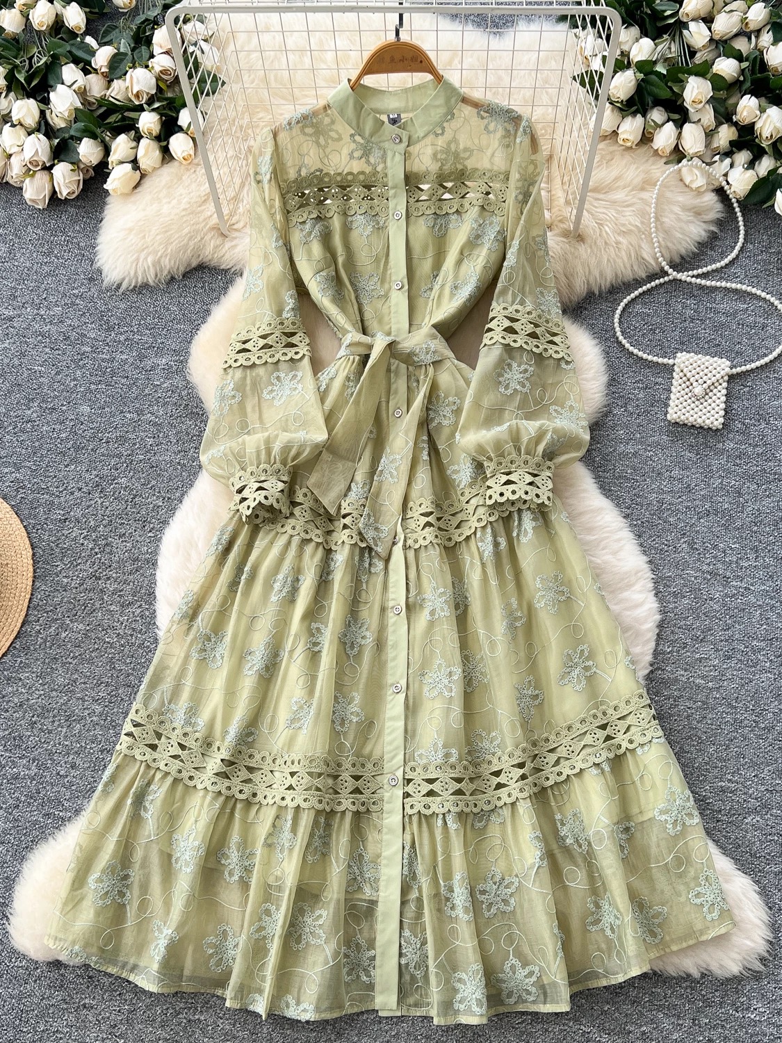 Your biggest fan lace dress FD1507 image