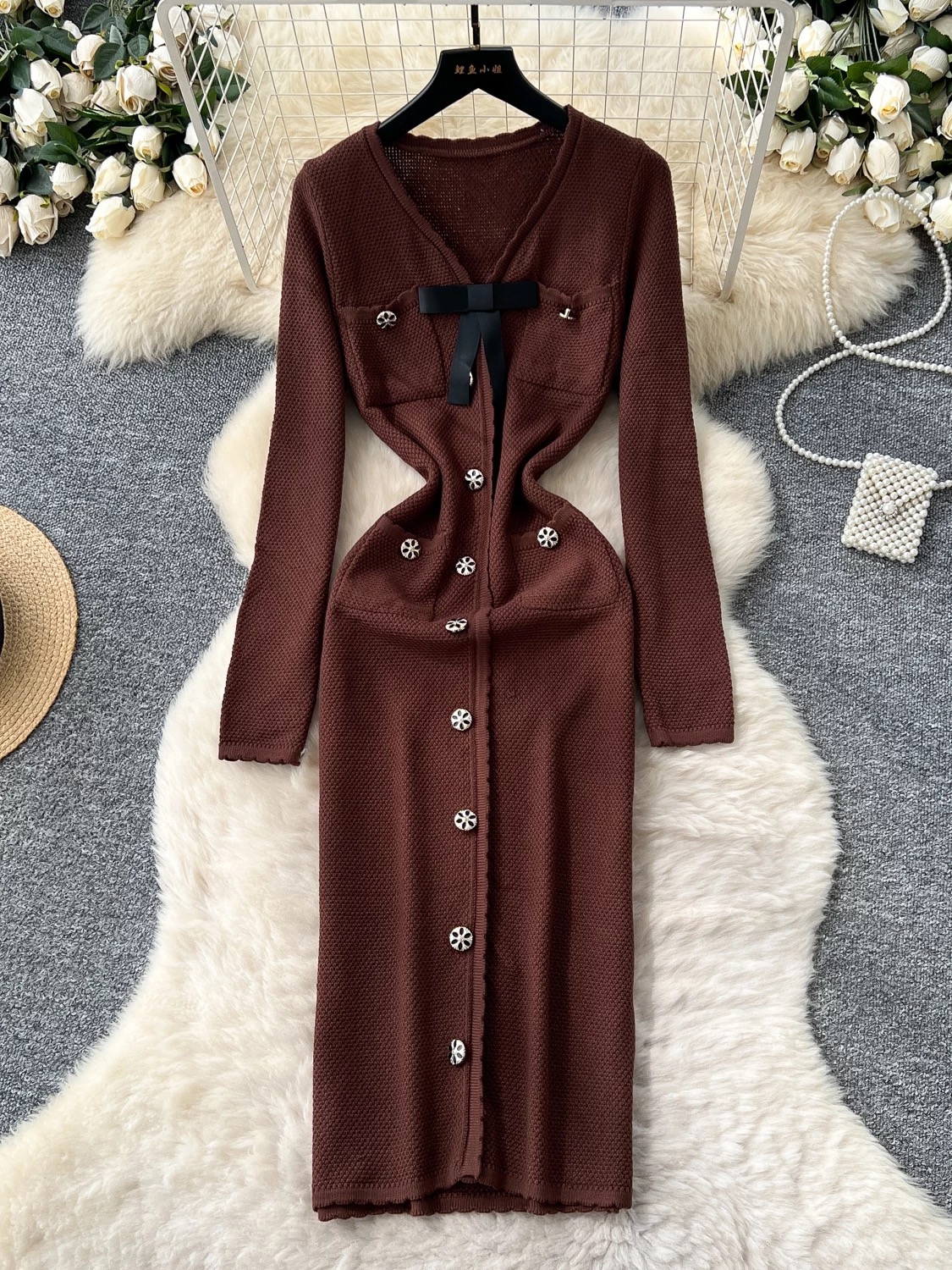 So irresistible dress knitted KBC325