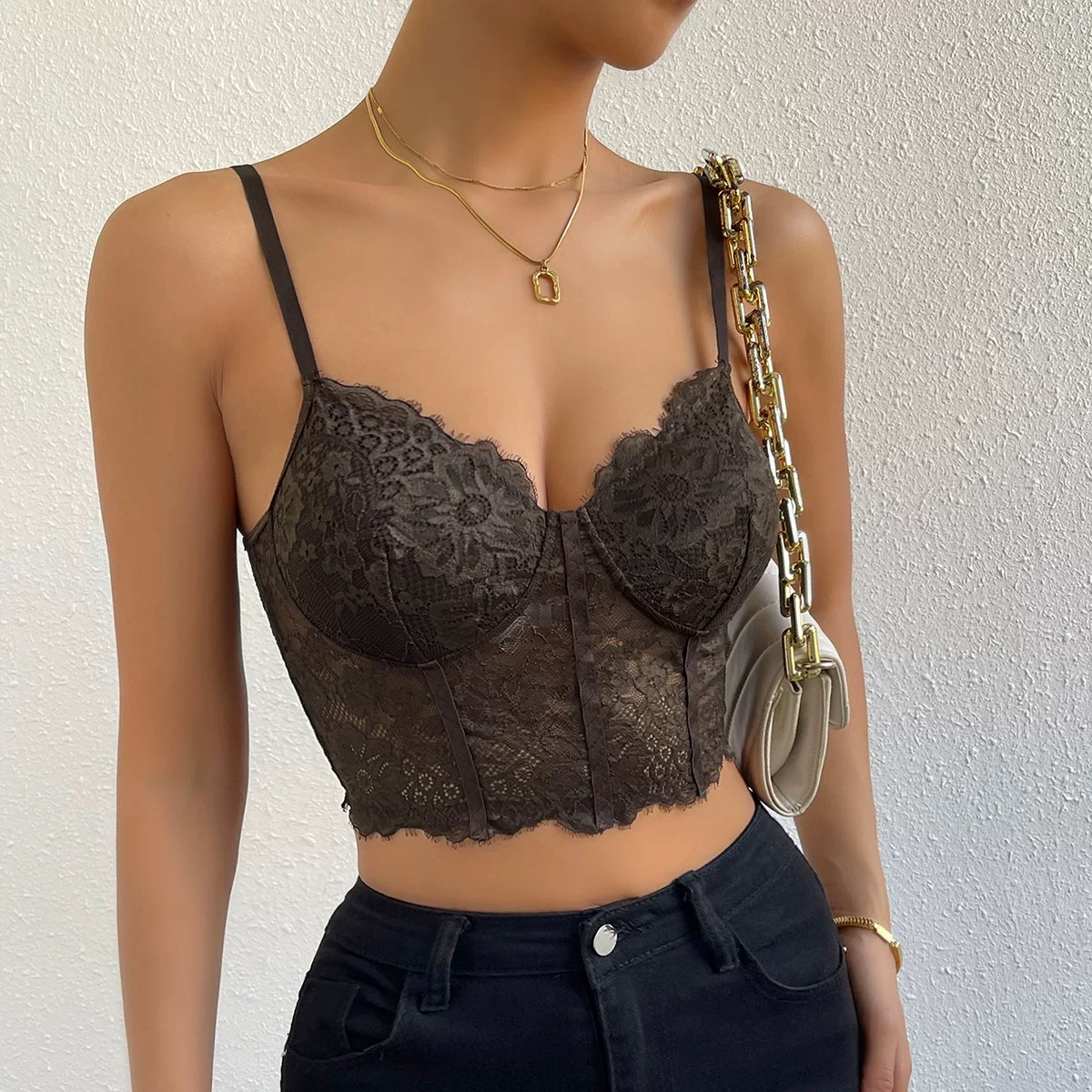 Cash runs the world corset top CS209 image