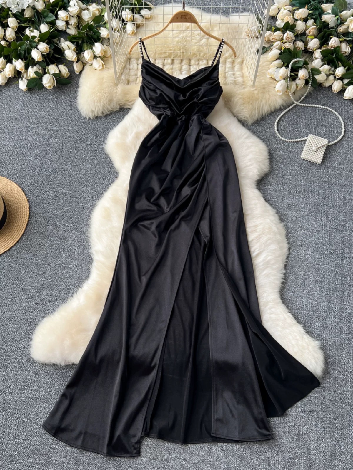 Calling you silk dress FD1036 image