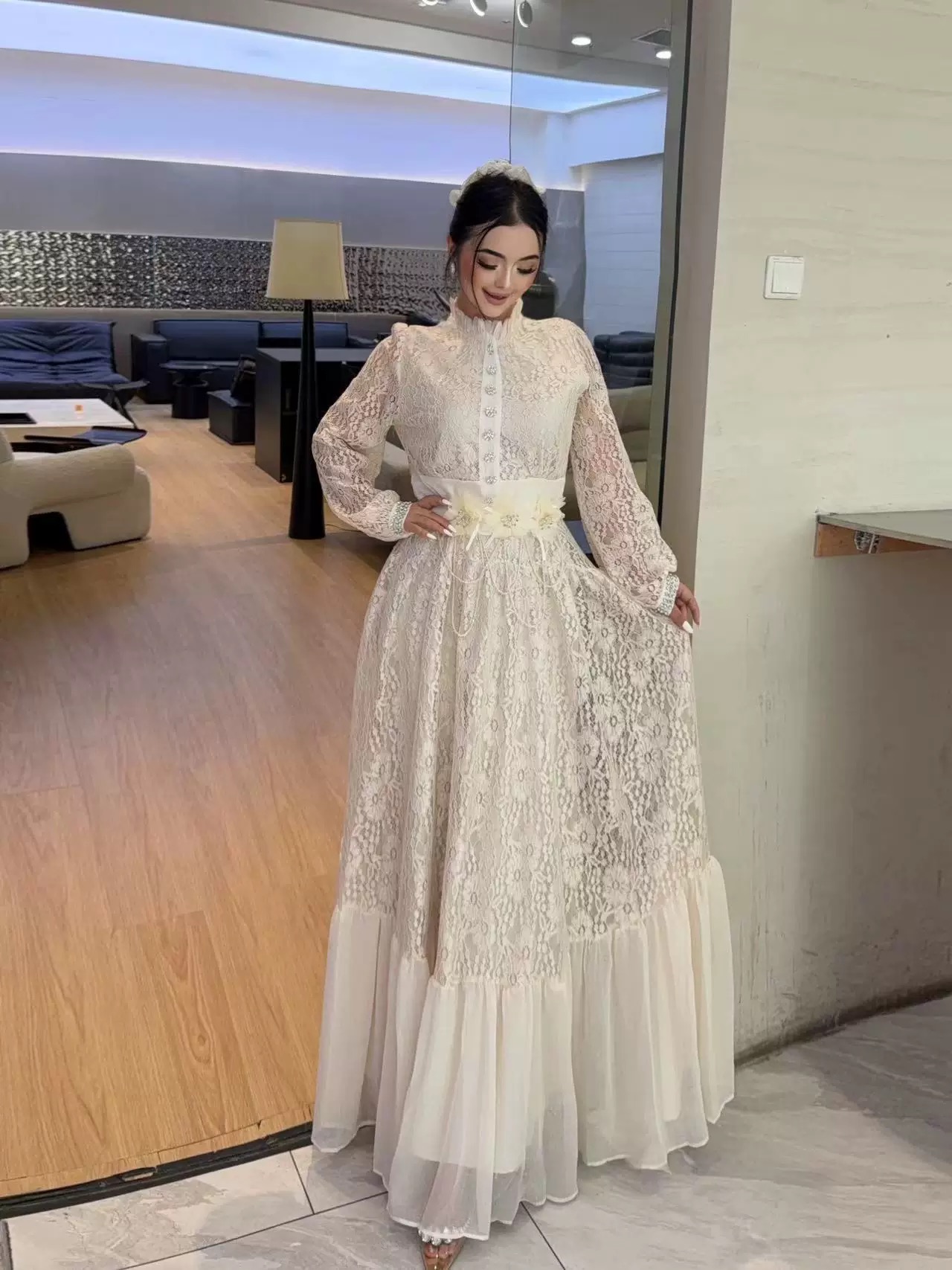 Girls just wanna have sun lace dress FD534 image