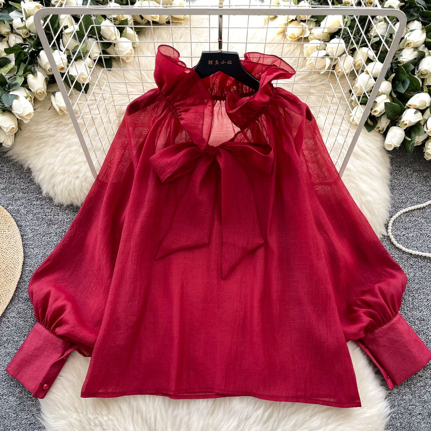 Tied together blouse BE359 image