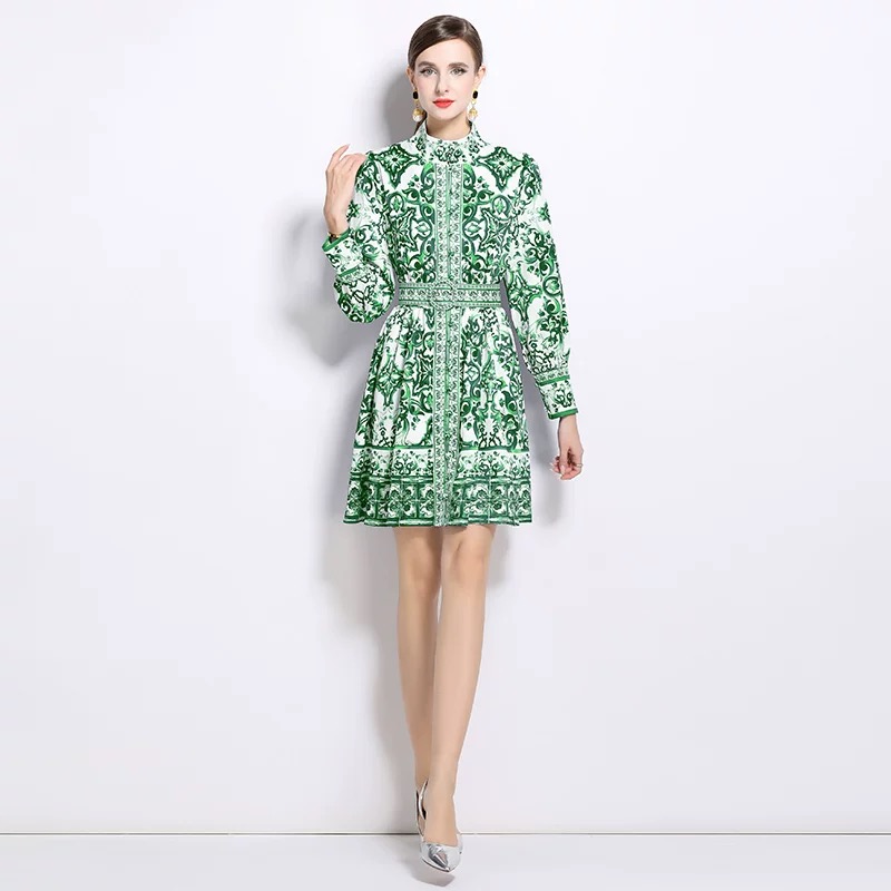 See you there print dress ED153 image