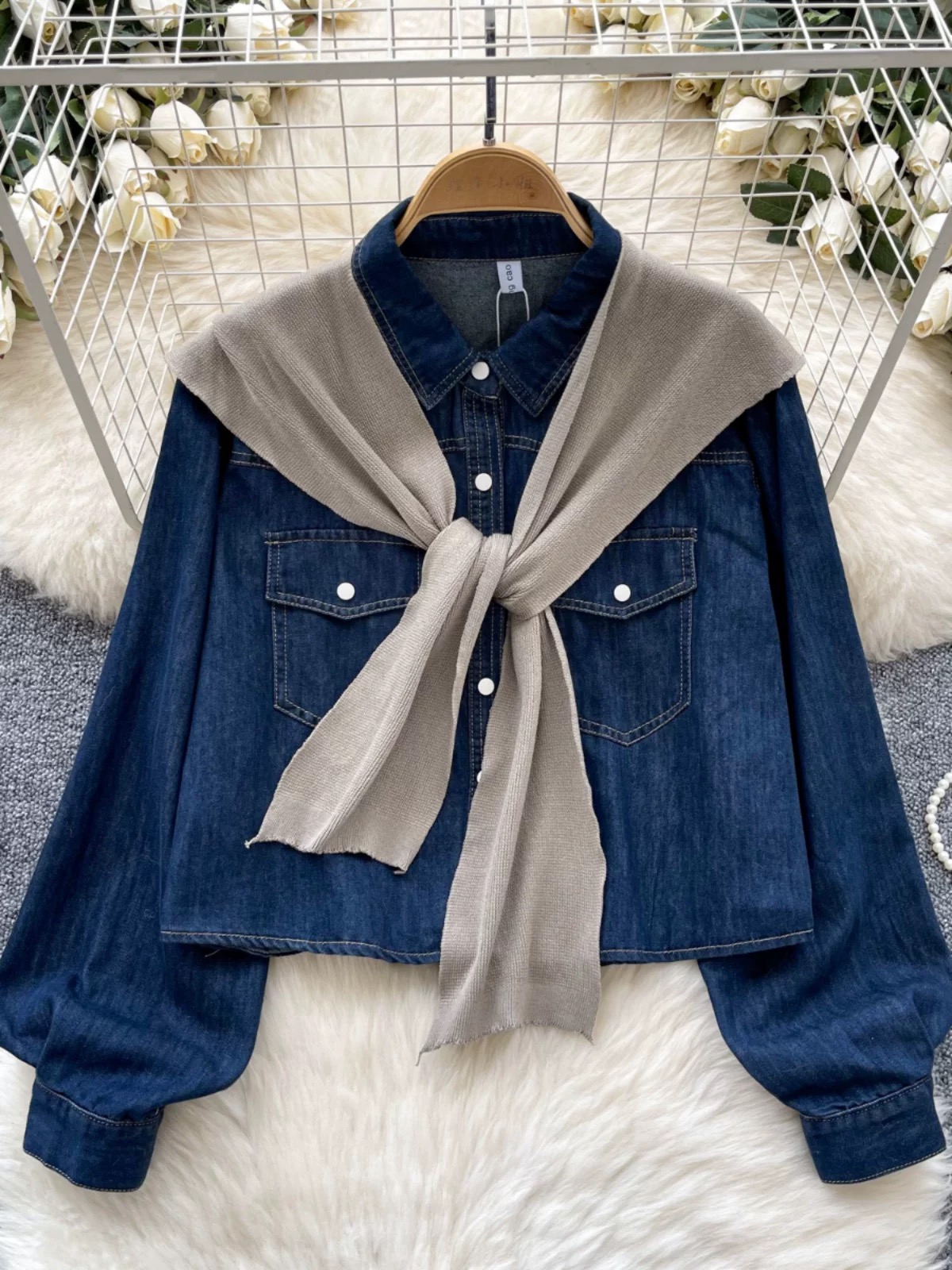 Downtown girl denim jacket DJA125