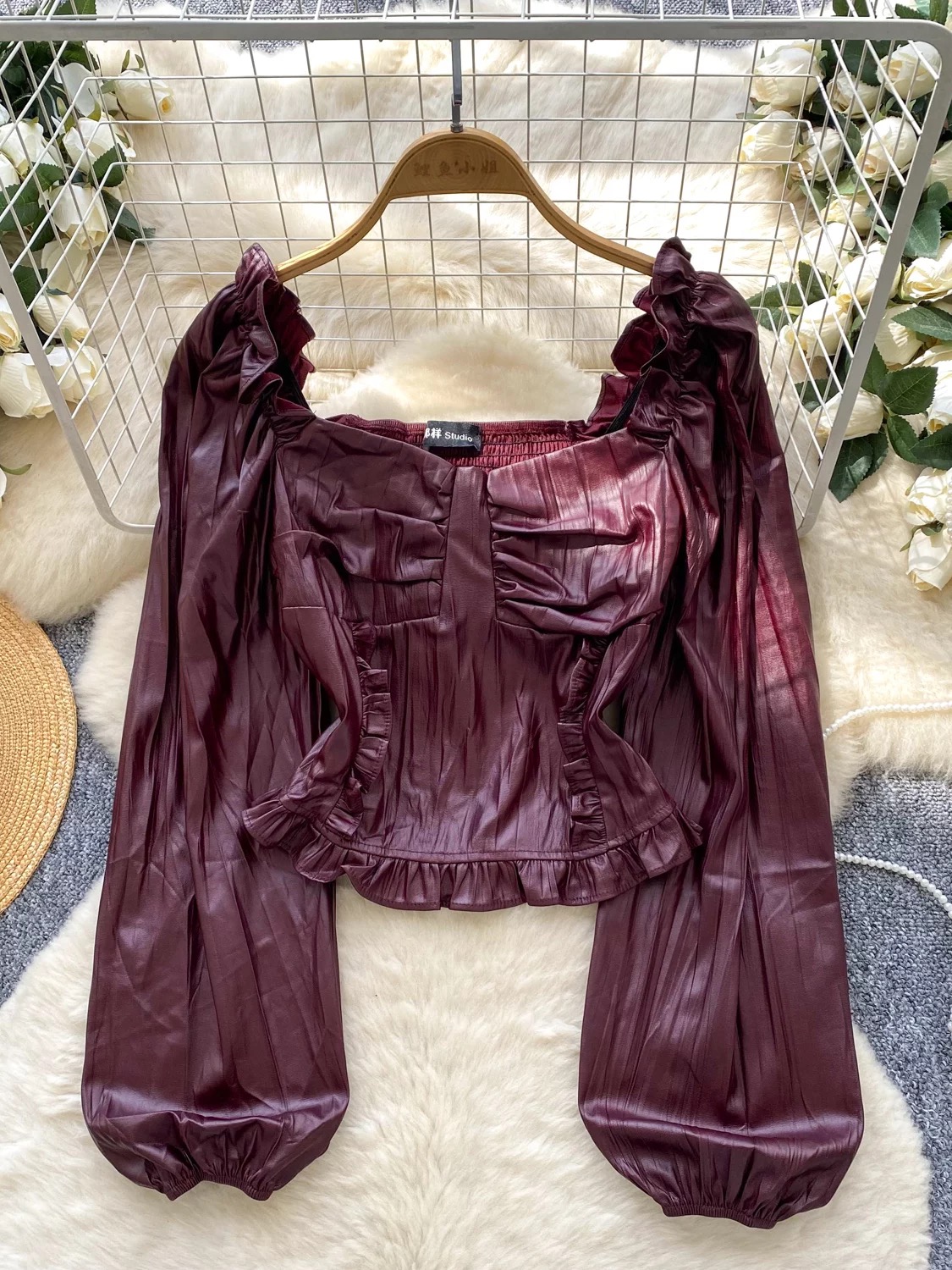 Cuteness overload leather top CTO1074 image