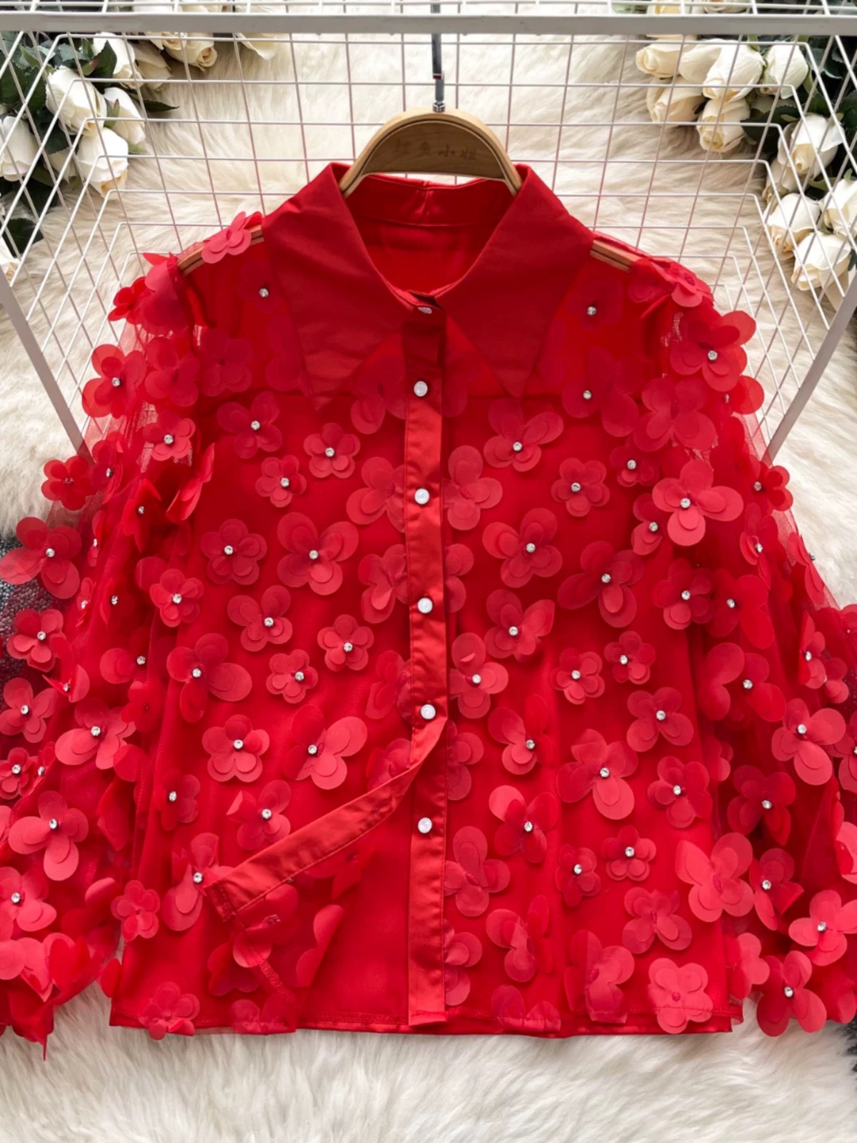 Too glam to care blouse BE356 image