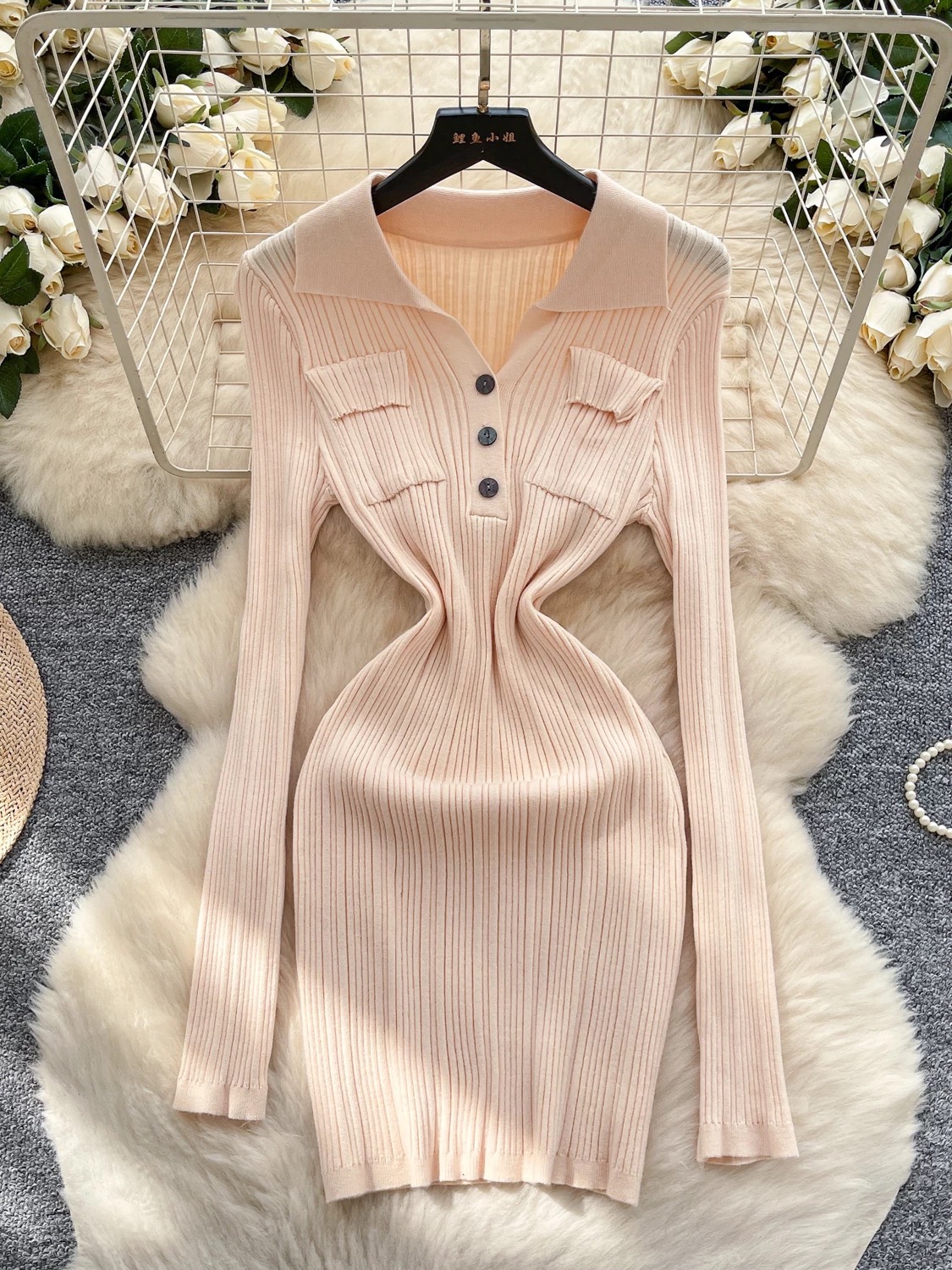 Obsessed with me knitted dress KBC328