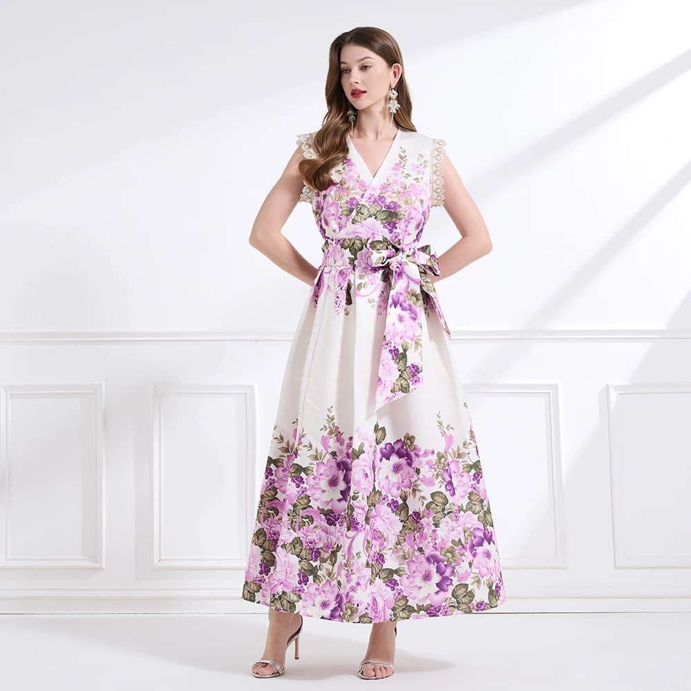 Rockstar babe print dress ED195 image