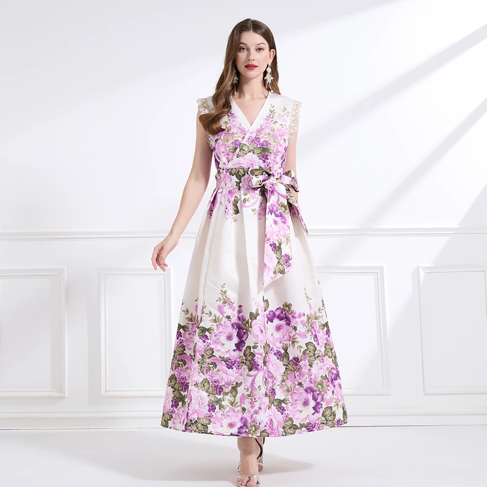 Rockstar babe print dress ED195 image