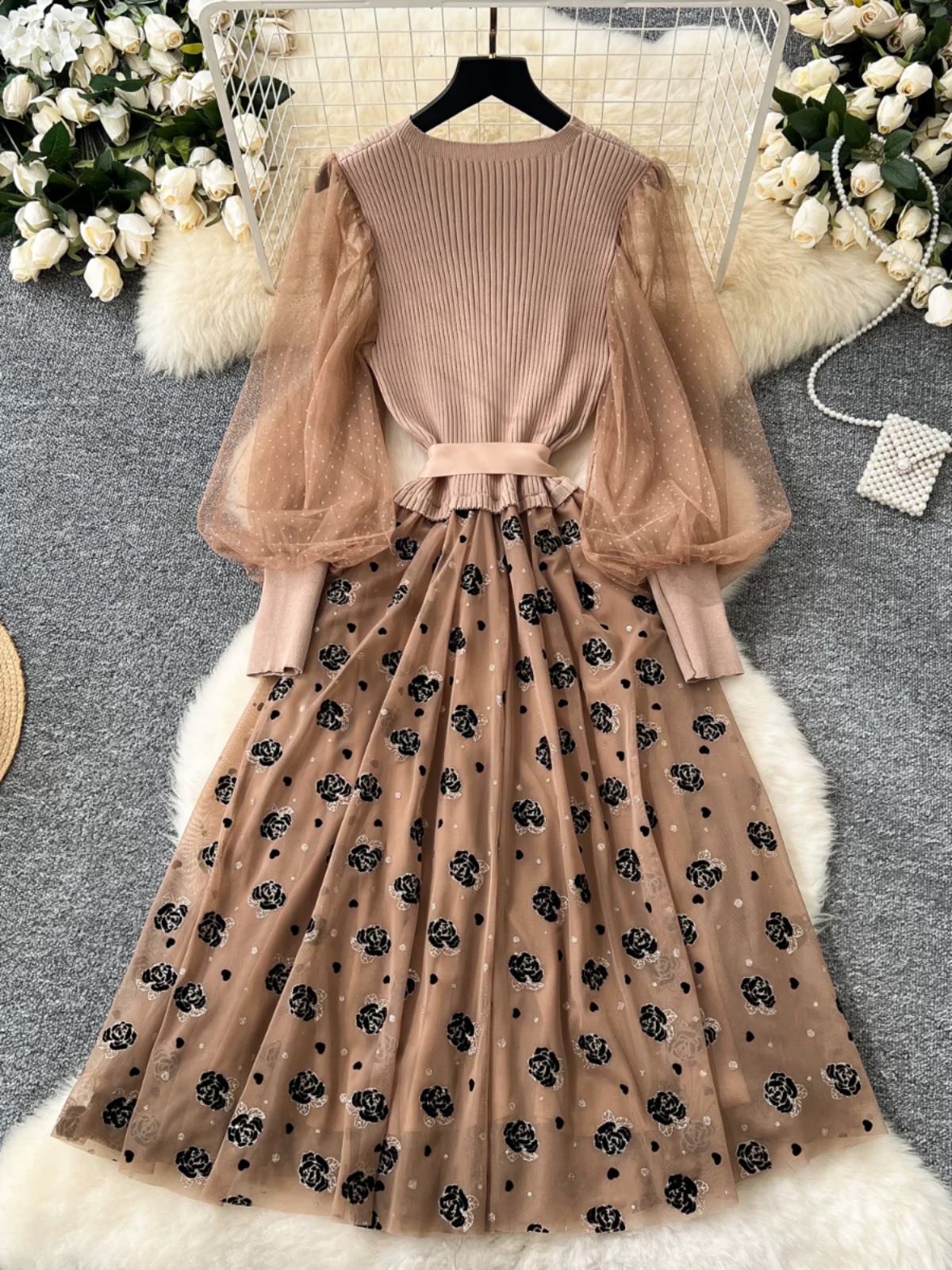 All mixed up sweater dress FD1317 image