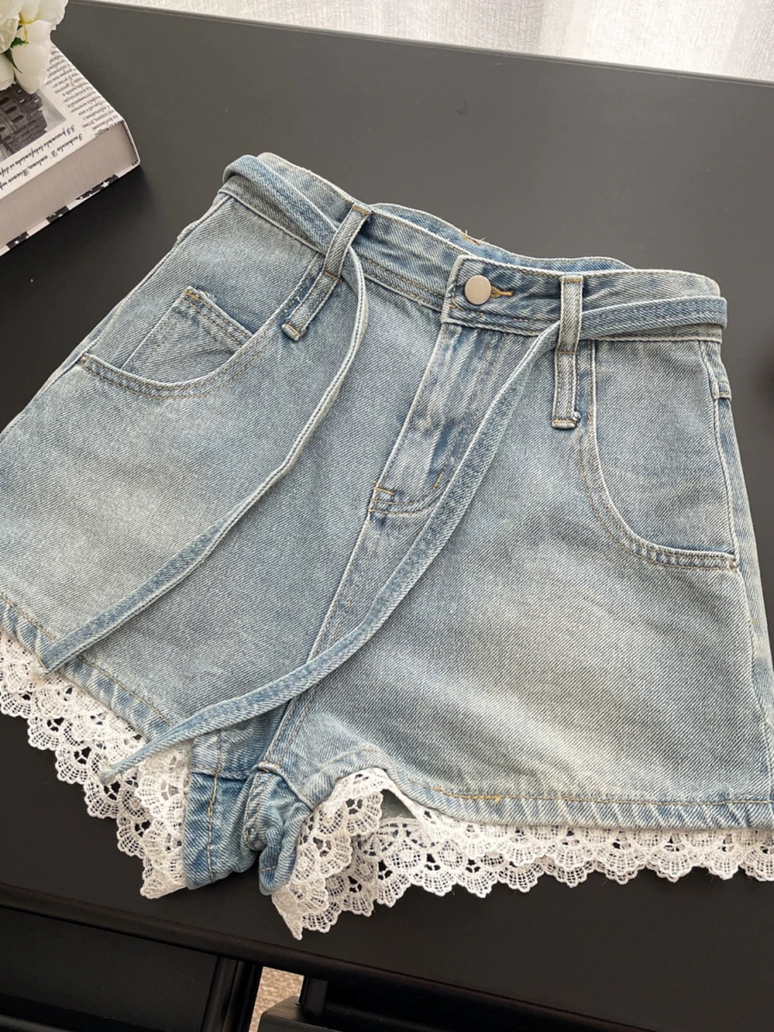 Sounds like a you problem denim shorts DS108 image