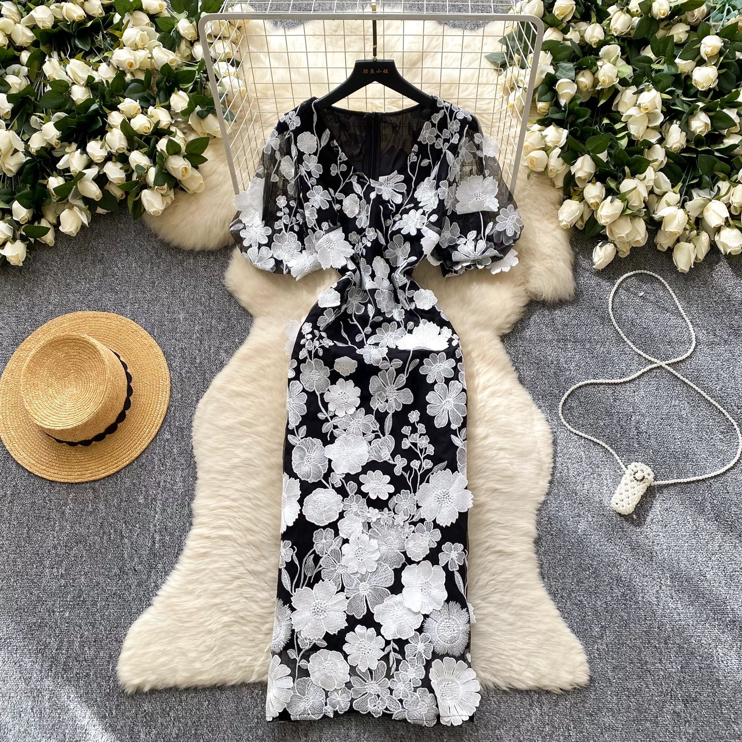 Wild thoughts floral dress FBC385 image