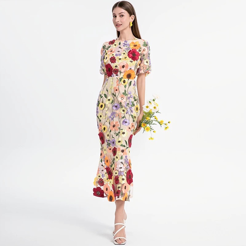Wild thoughts floral dress FBC385 image