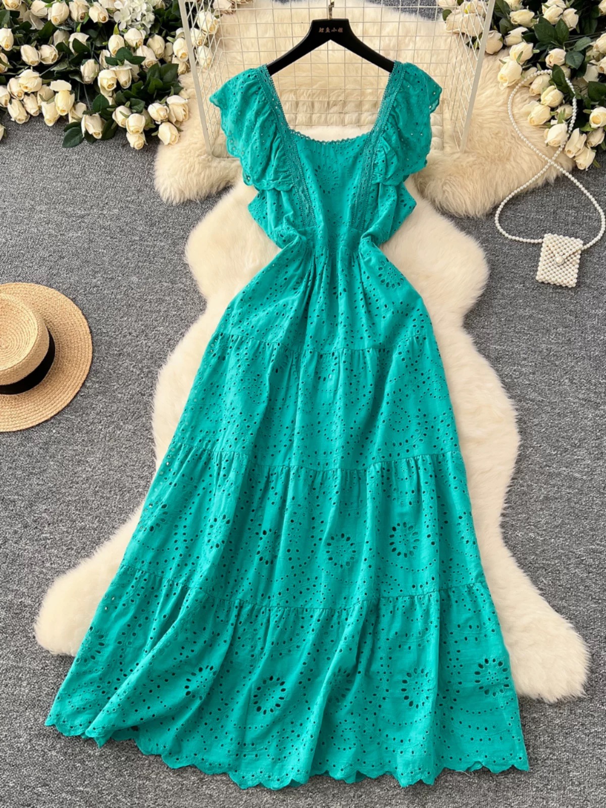 Sun setting lace dress CD969 image