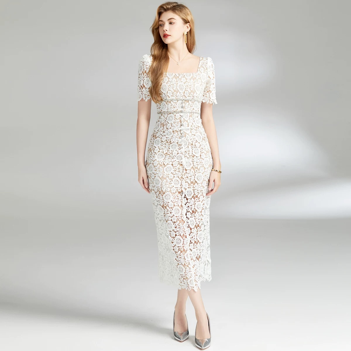 Professional presence lace dress FBC285 image