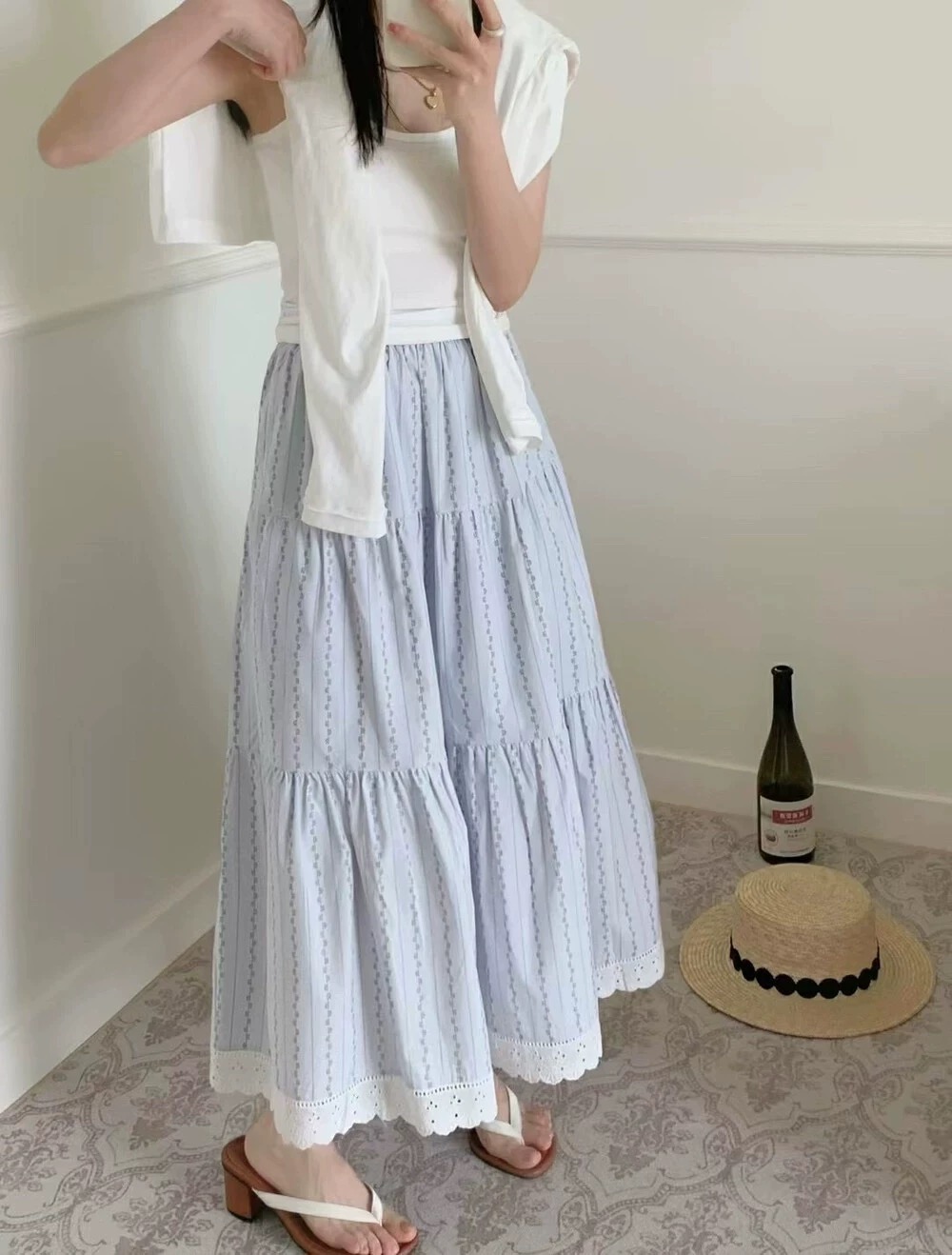 Bon voyage full length skirt CS159 image
