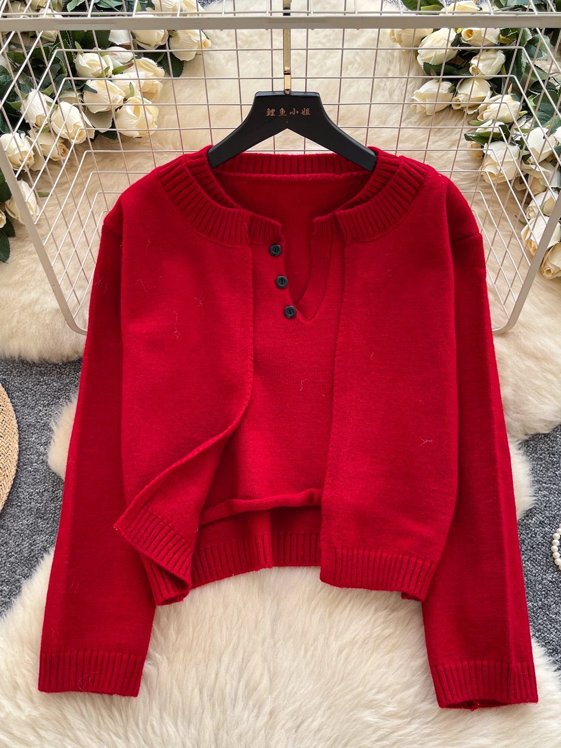 Pretty in Wool top set KTO291 image