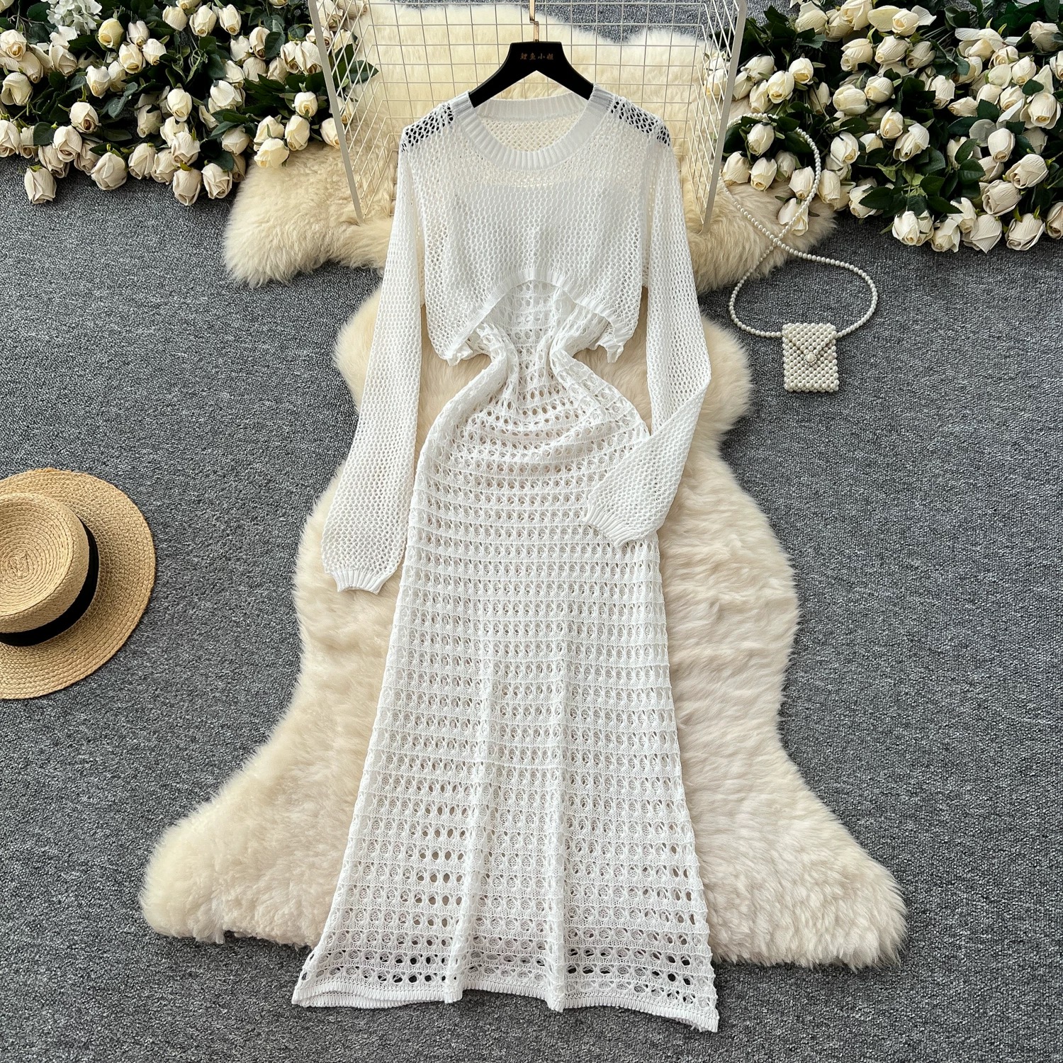 Sweetest touch net dress CD1218 image