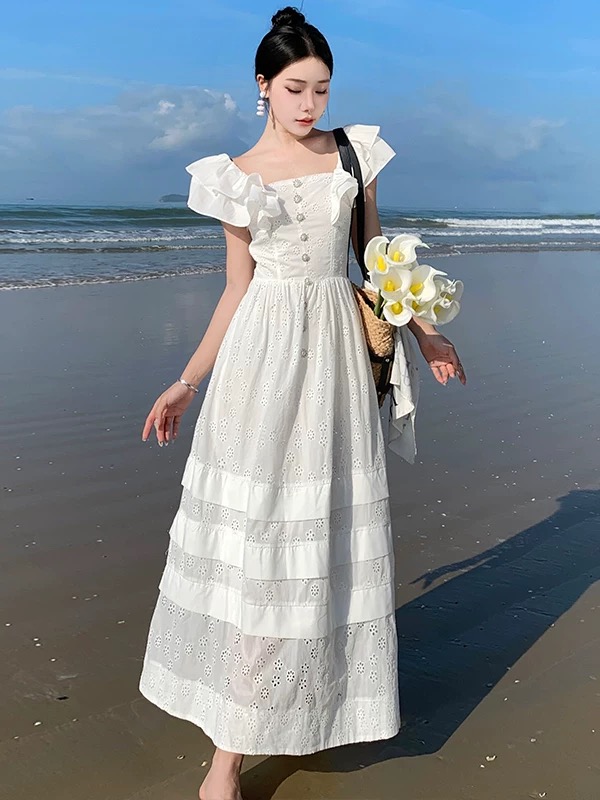 Weekend traveler lace dress CD289 image